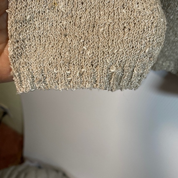 ADDITION BY CHICOS Beige nubby knit Pullover sweater. Long sleeves. Size 3. - Picture 4 of 7